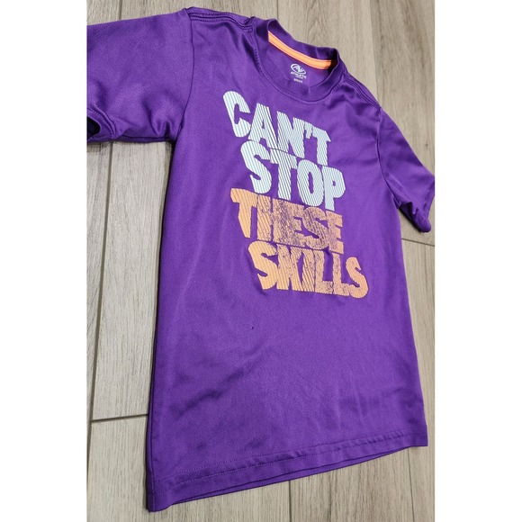 Kids Athletic Works Clemson Purple Dri-fit Short Sleeve Shirt Size S (6-7)‎ - Picture 2 of 6
